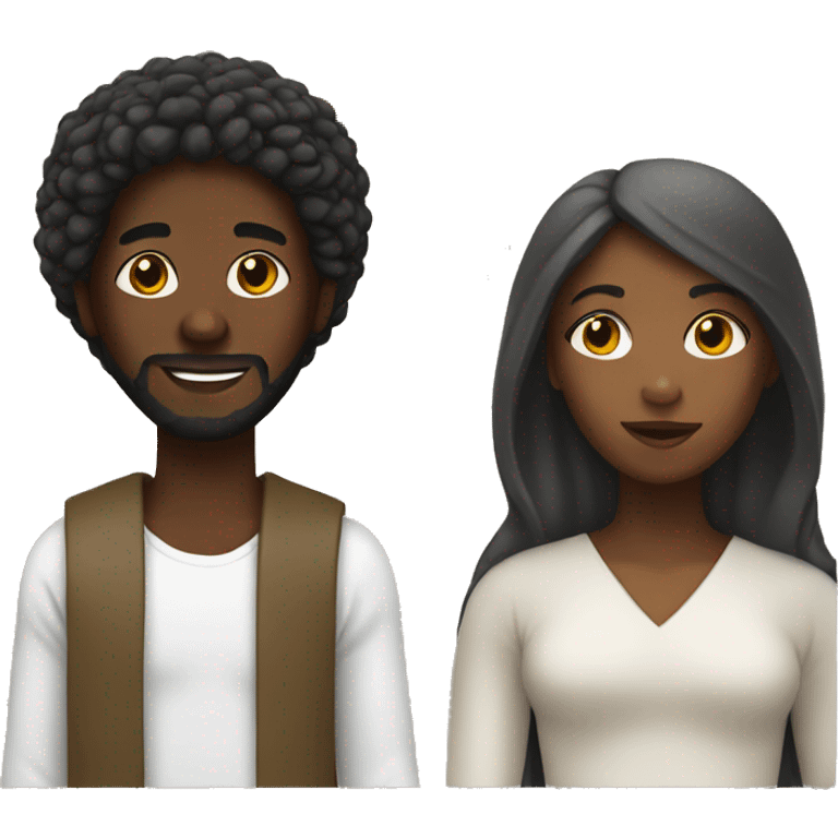 Black girl and Jesus  emoji