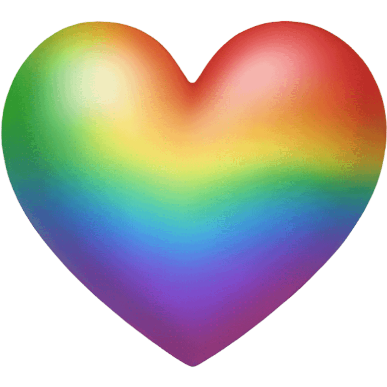 Rainbow heart emoji