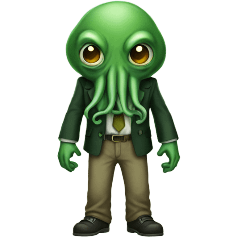 Cthulhu with pants emoji