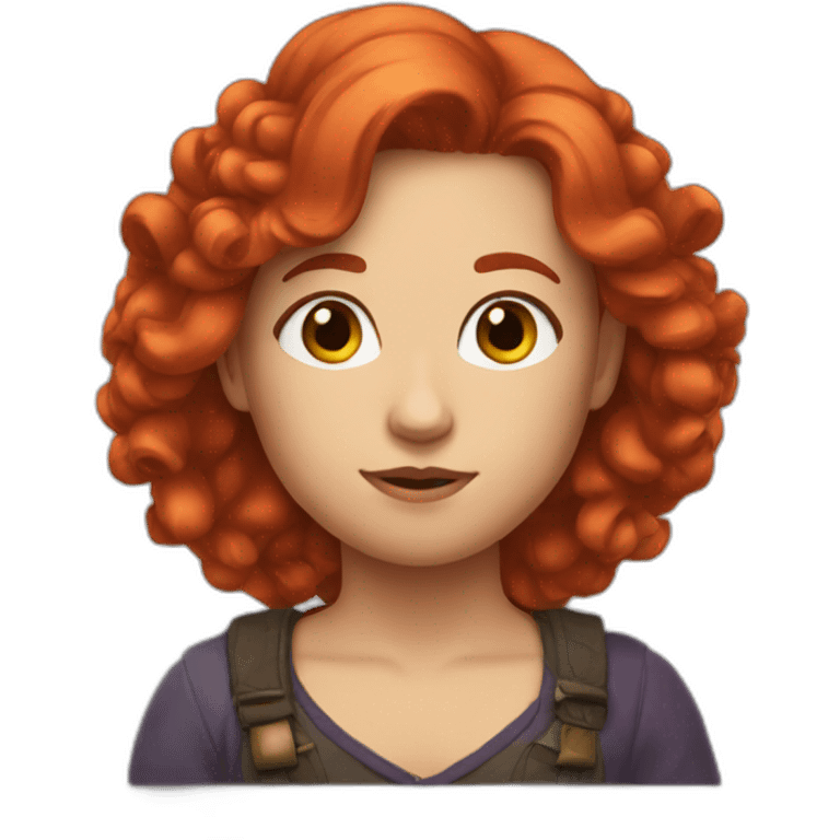 heather the great red hair emoji