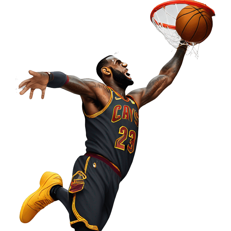 lebron dunk emoji