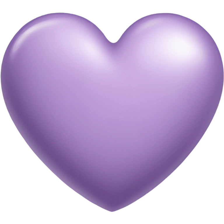 Light purple heart emoji