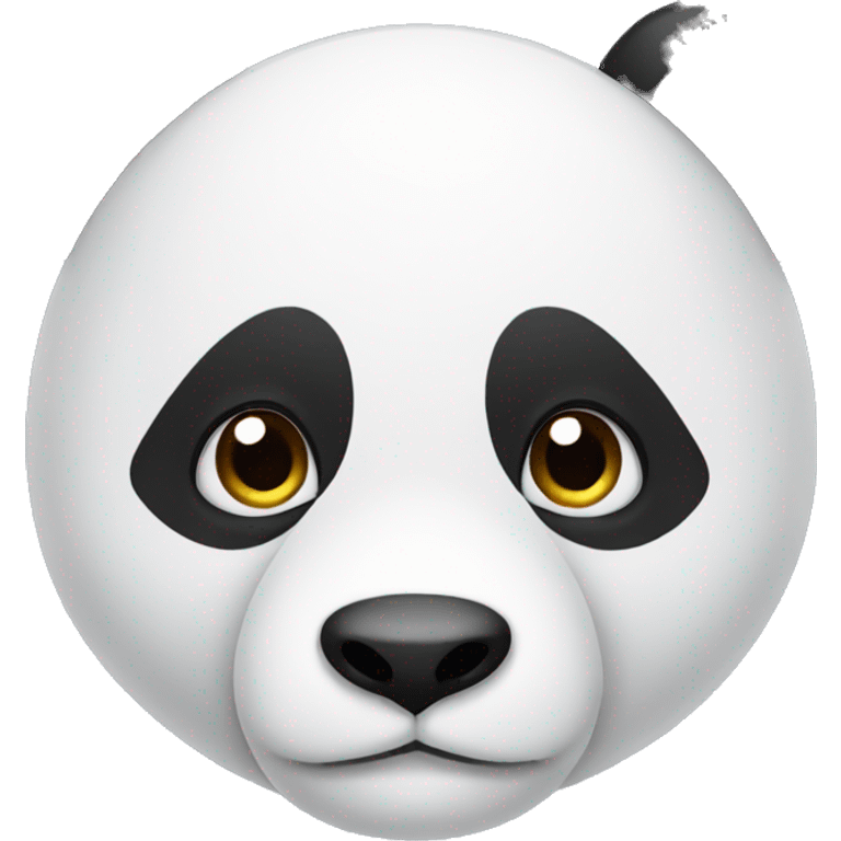 White panda emoji