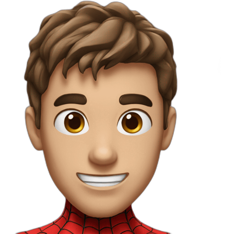 Spider-man face emoji