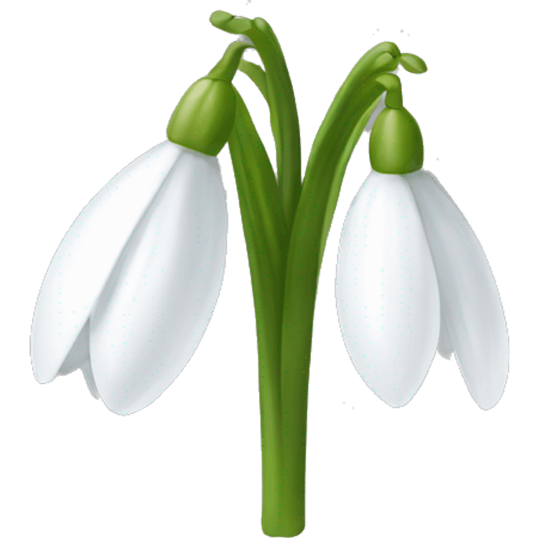 snowdrop emoji