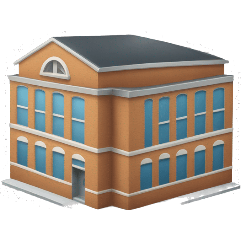 School building emoji