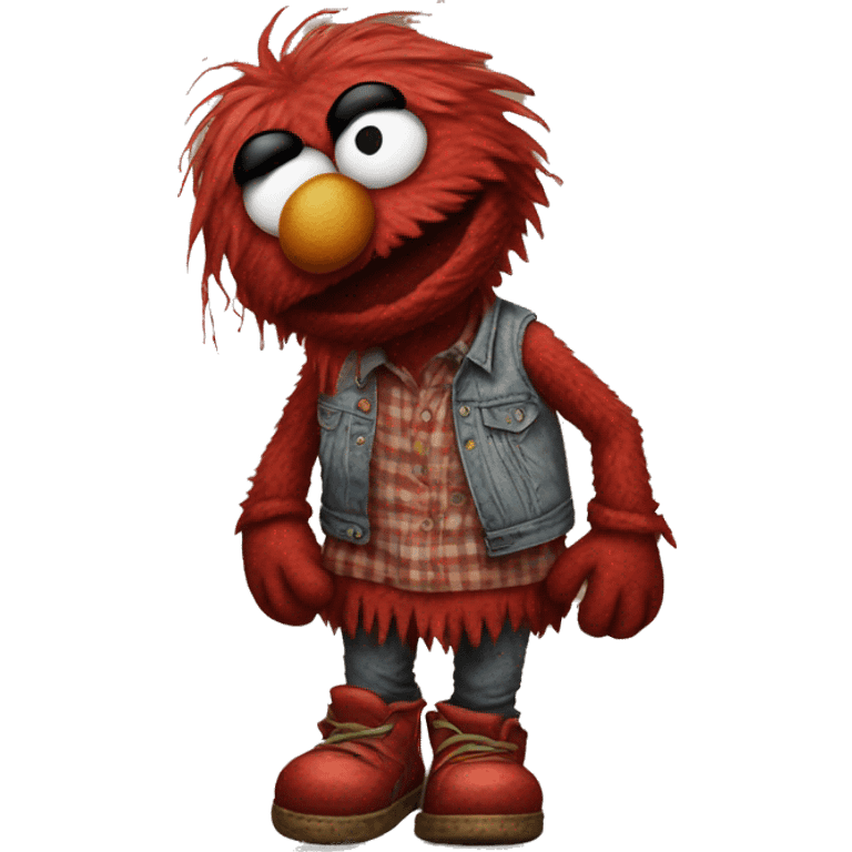 grunge elmo emoji