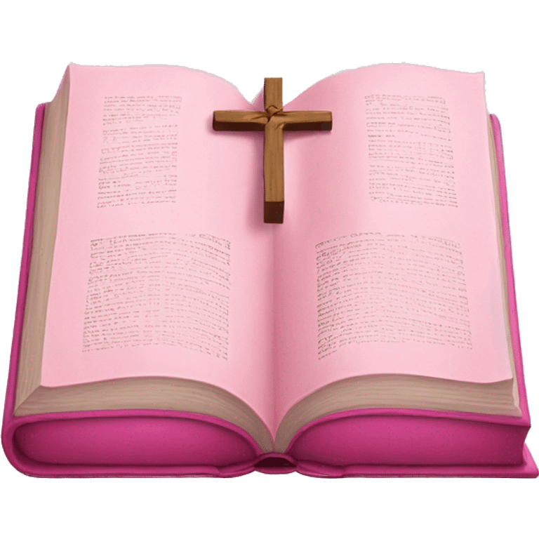 Pink Bible  emoji