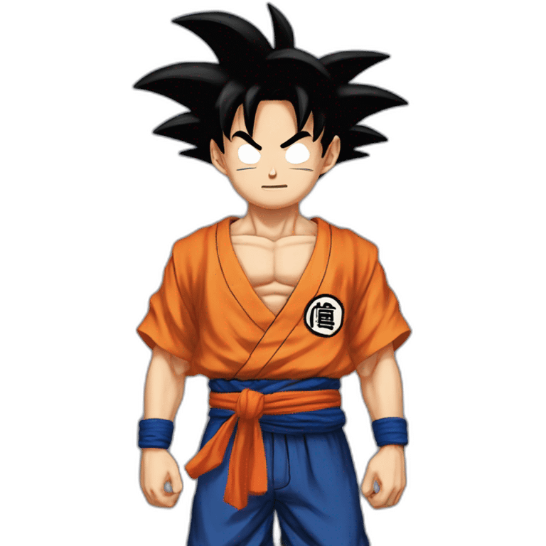 Goku x luffy  emoji