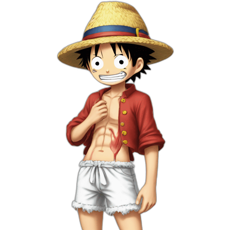 luffy-onepiece-eating-meat emoji