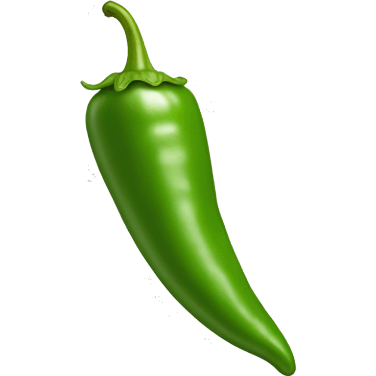 Green chili pepper emoji