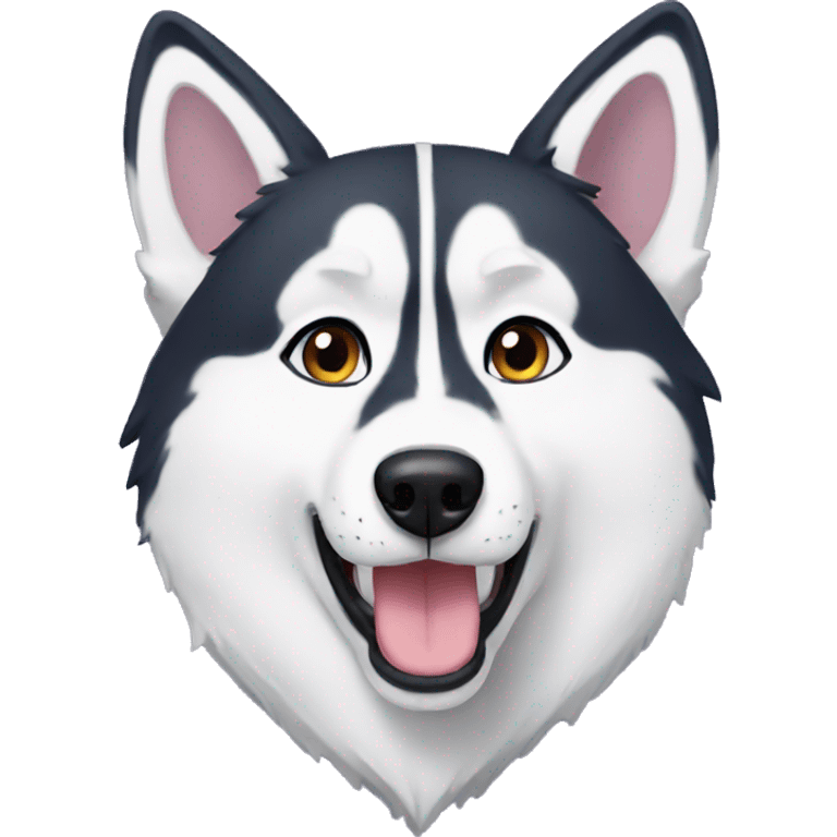 Husky heart emoji