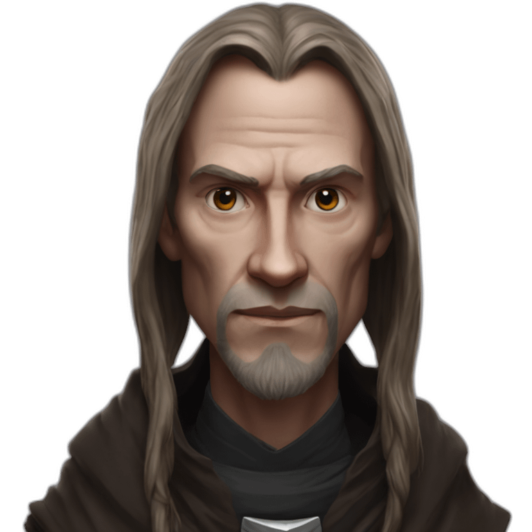 hyperrealist sith jedi in world of warcraft without facial hair emoji