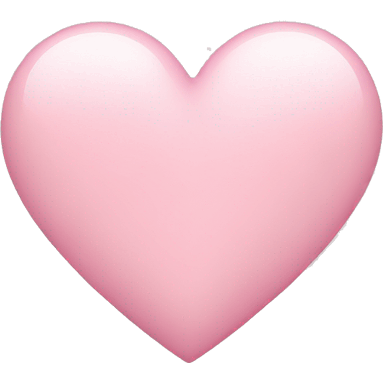 light pink heart emoji