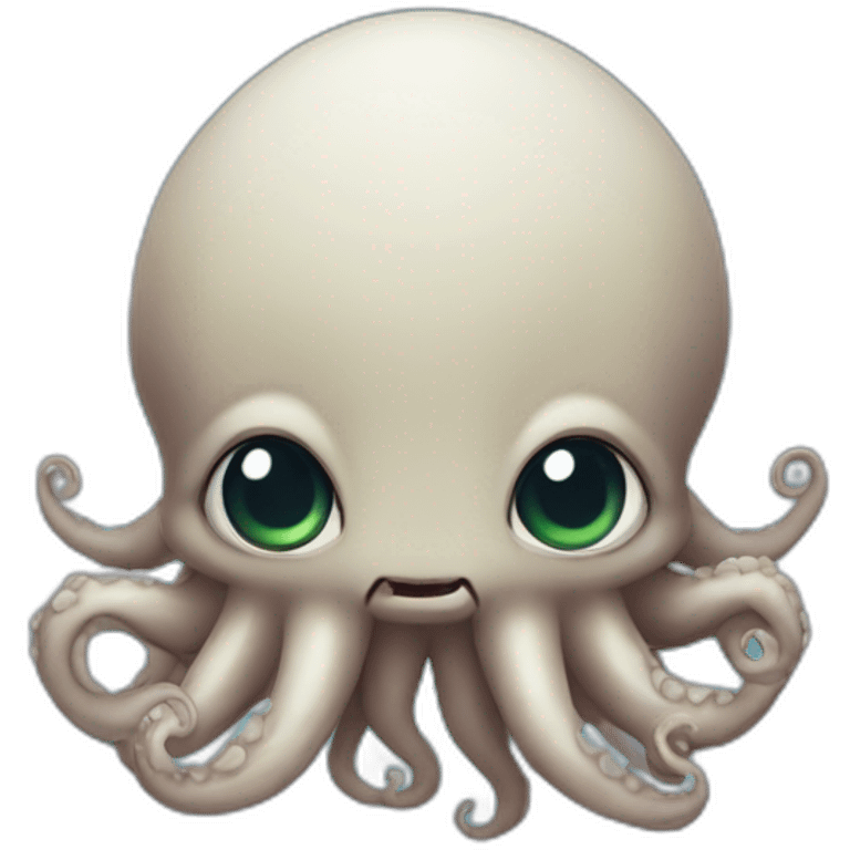 cute kraken cute face feared emoji