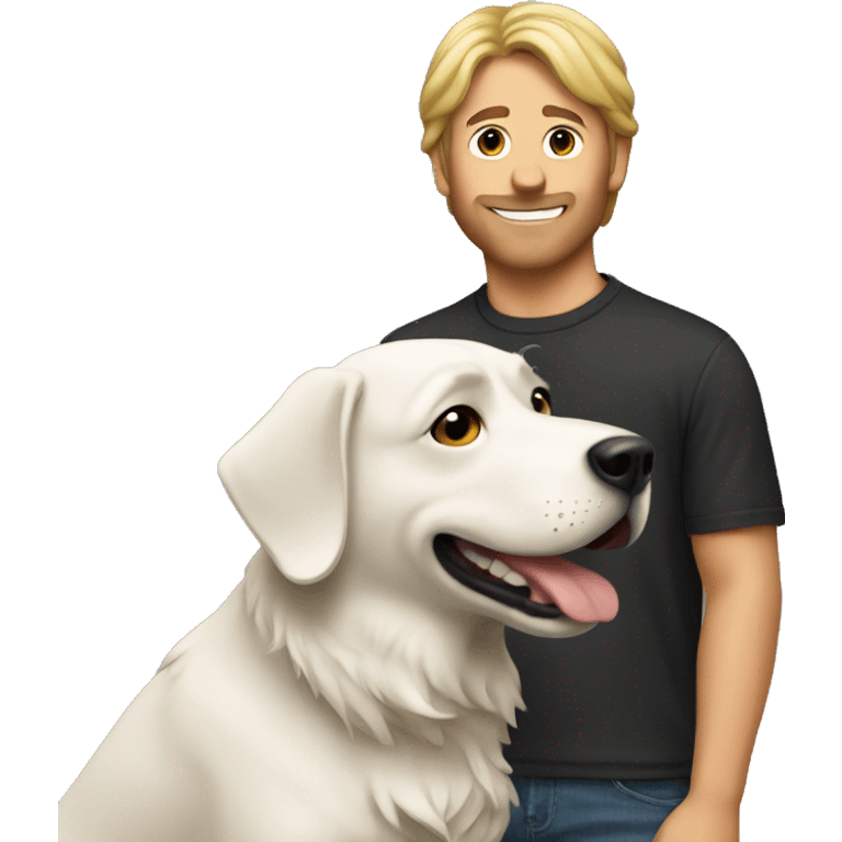 Dog with Ross  emoji