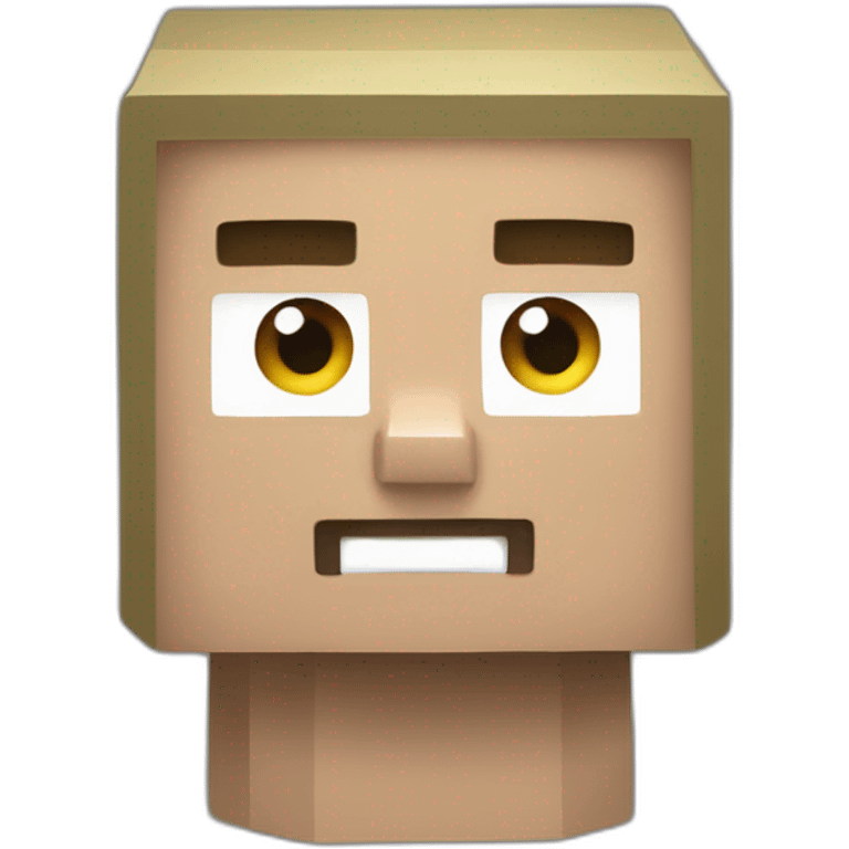 Steve dans minecraft emoji