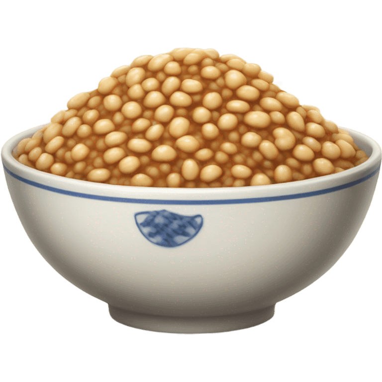 natto on rice emoji