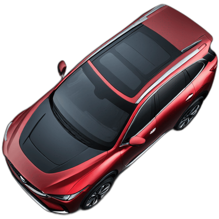 Red CX-8 has roof career emoji