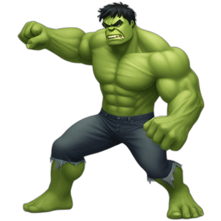 Hulk dancing emoji