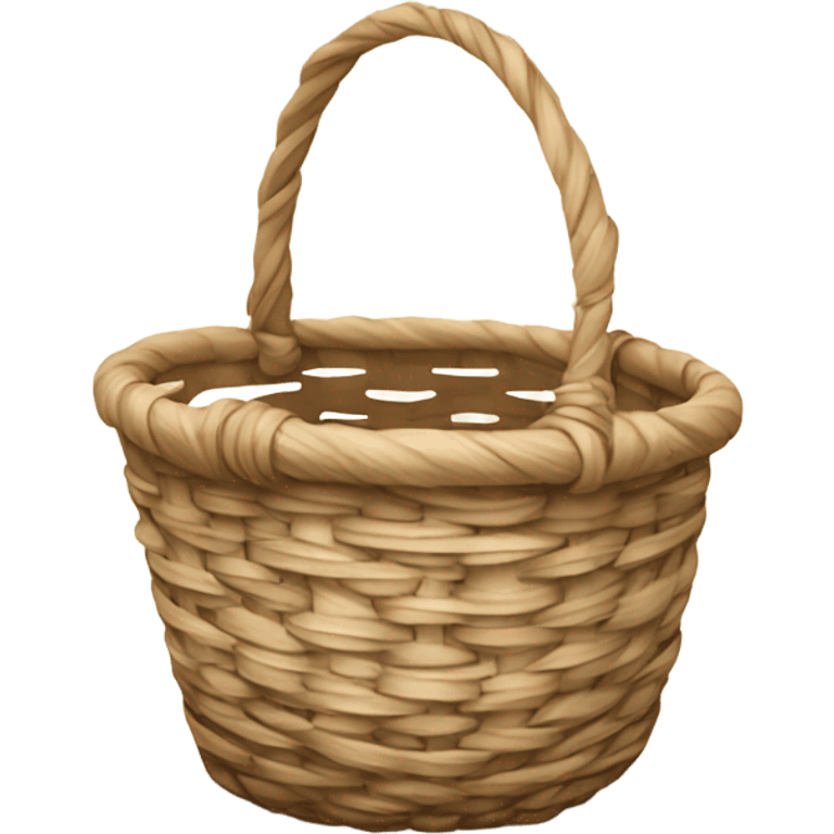 burr basket beige emoji