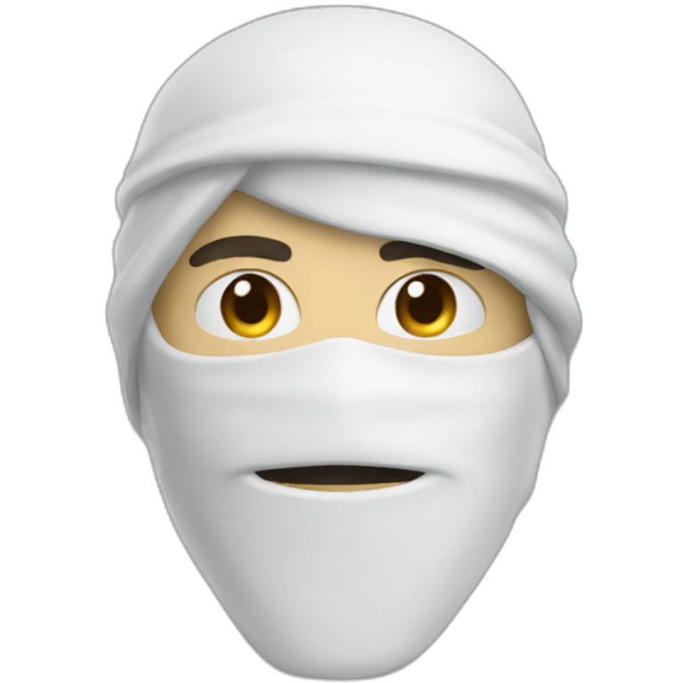 Dev ninja white anonymous emoji