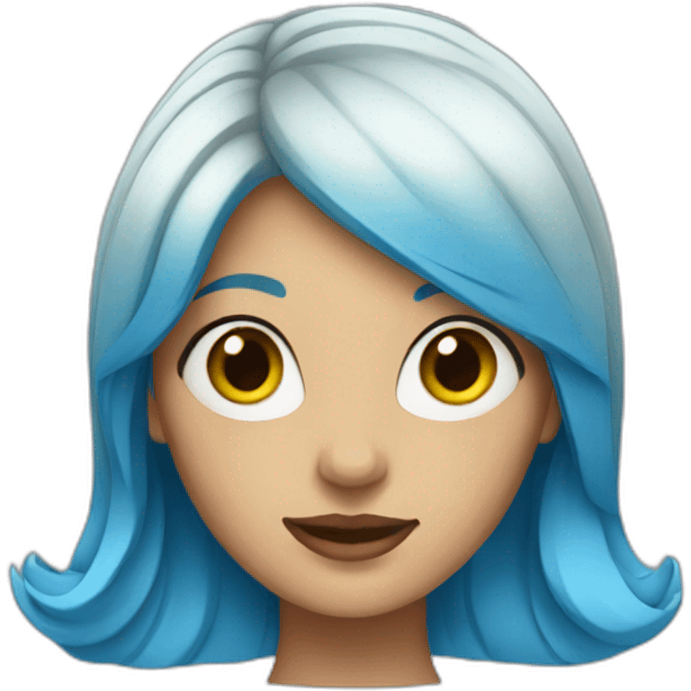 blue-hair-woman emoji