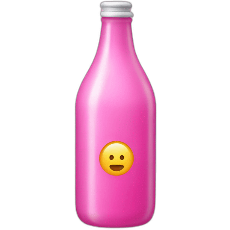 pink bottle emoji