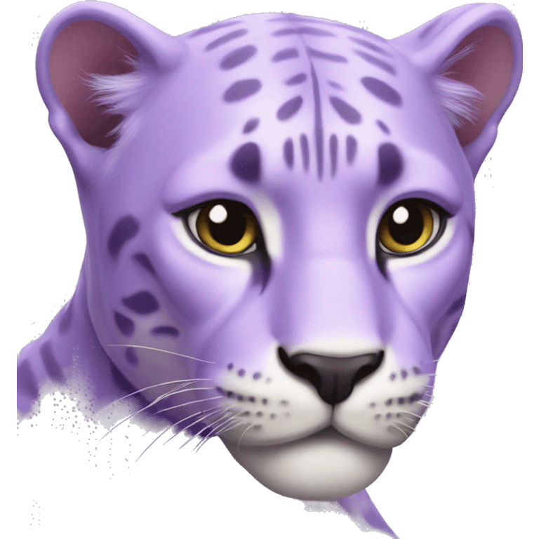 pastel purple panther  emoji