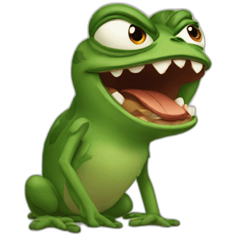 ferocious pepe emoji