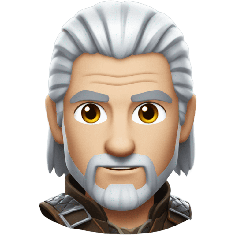 geralt of rivia from witcher 3 emoji