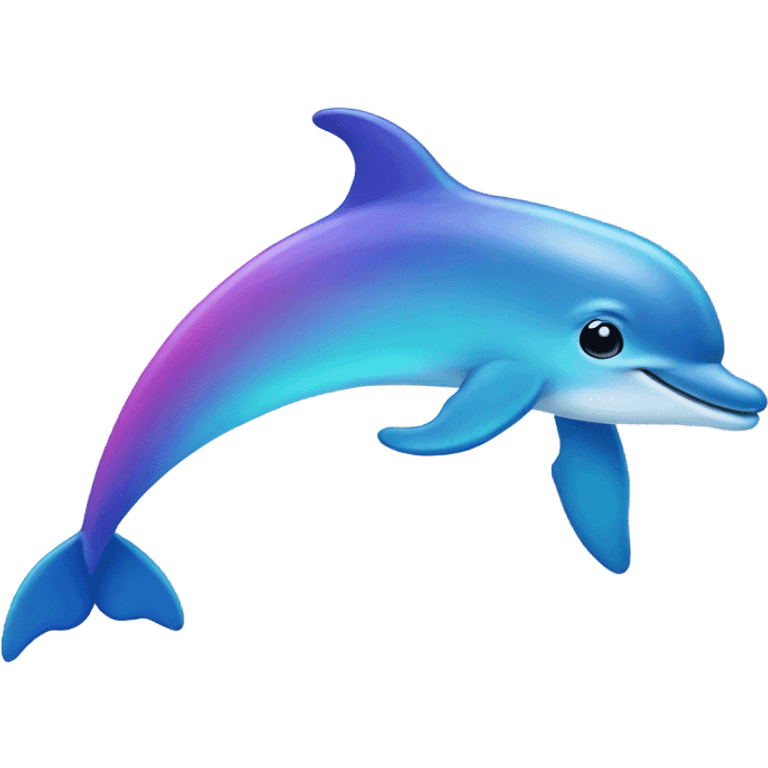 Rainbow dolphin  emoji