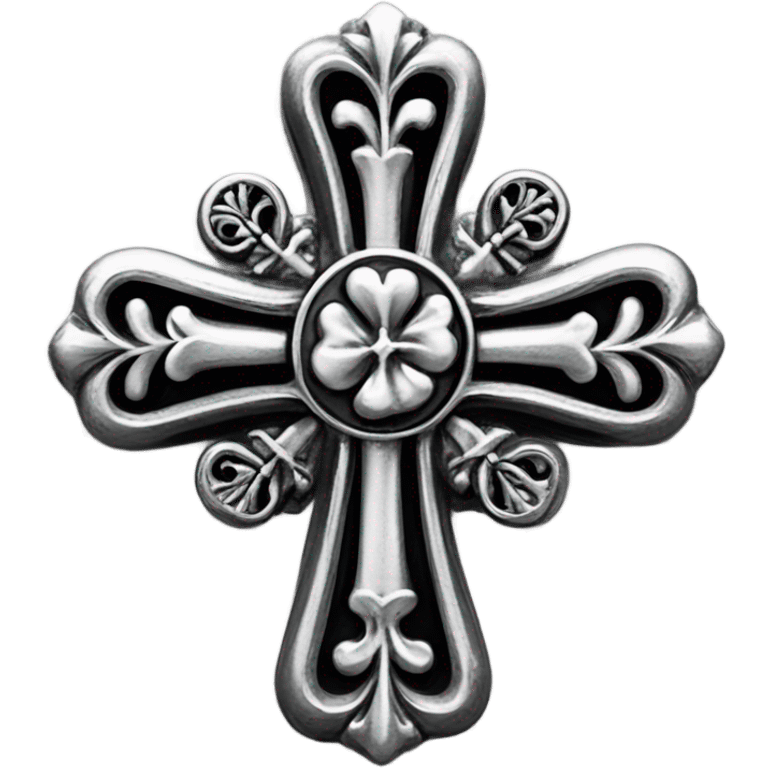 chrome hearts cross emoji