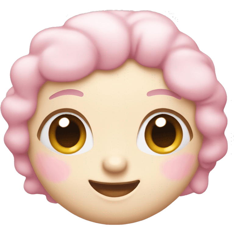 Cute pastel pink ipad emoji