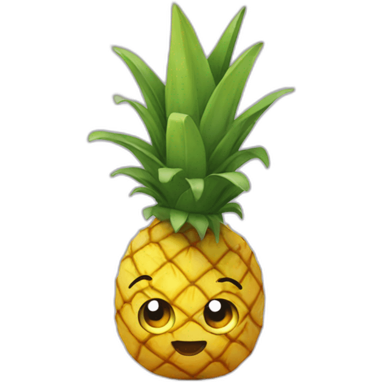 cute pinapple charcter emoji