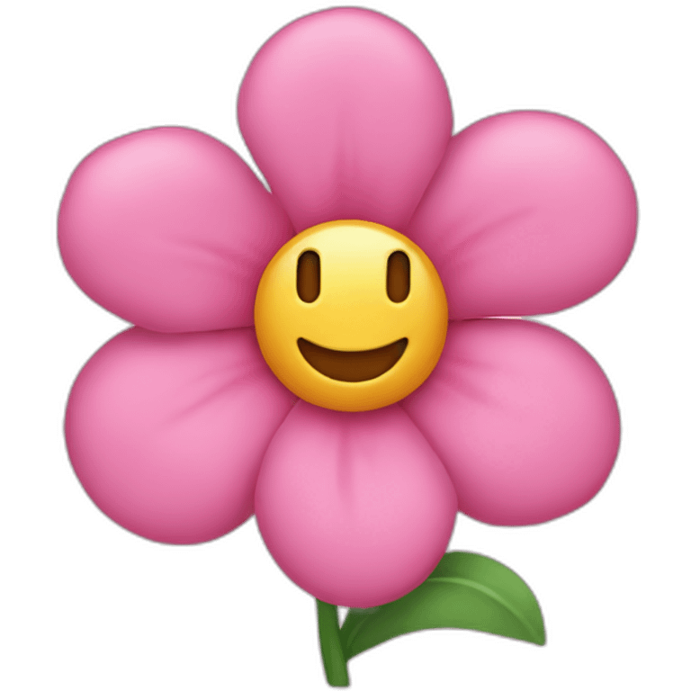 kirby pink flower emoji