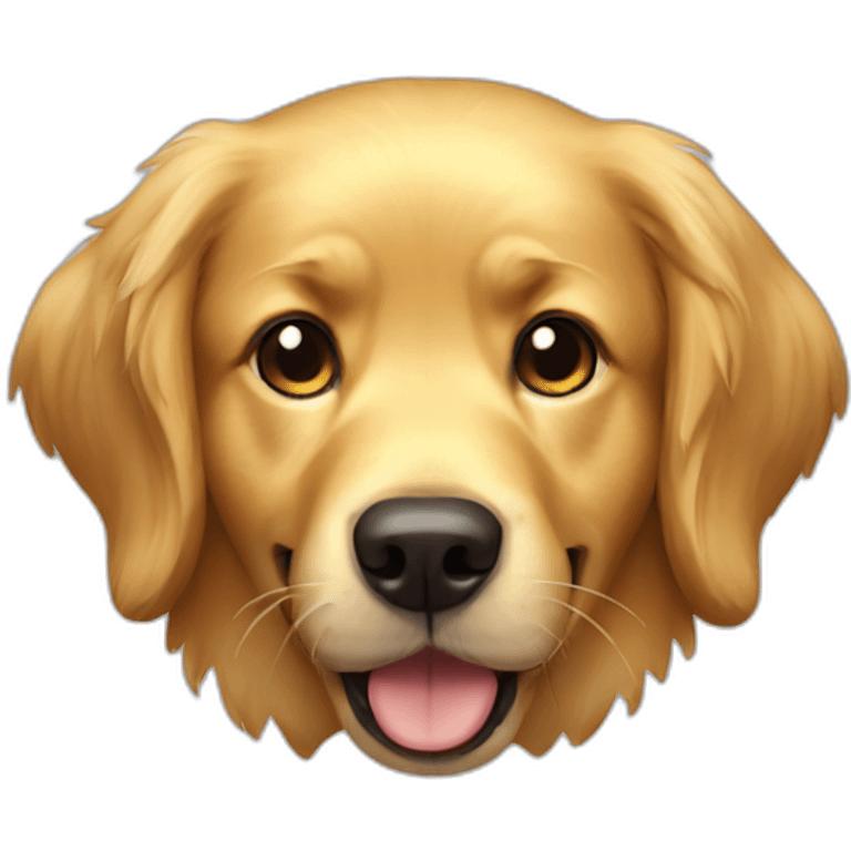 golden Retriever dog emoji