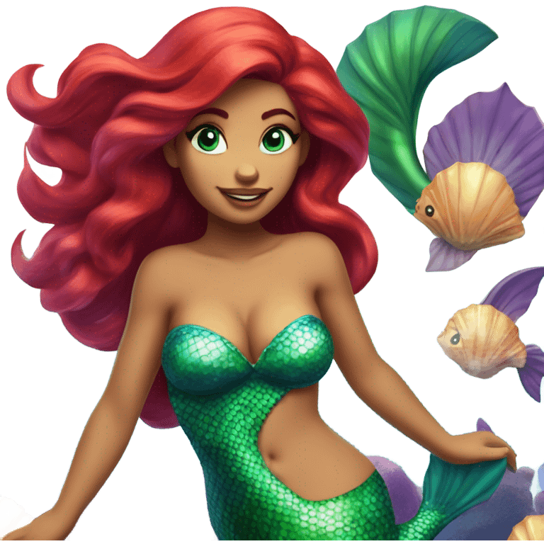 The Little Mermaid Ariel  emoji