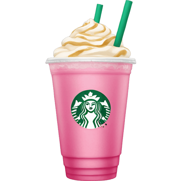 Pink drink Starbucks emoji