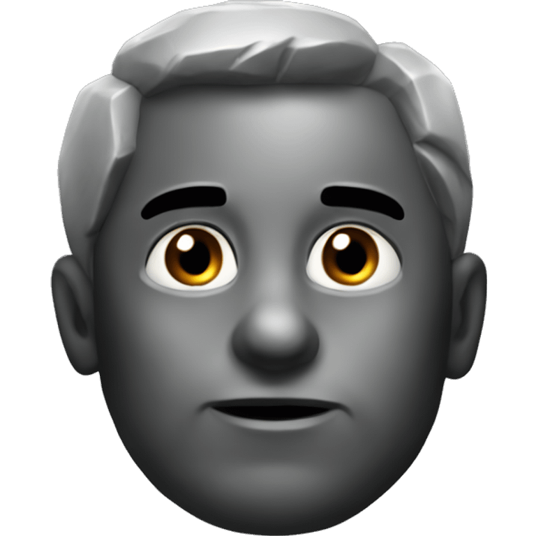 graphite ore realistic emoji