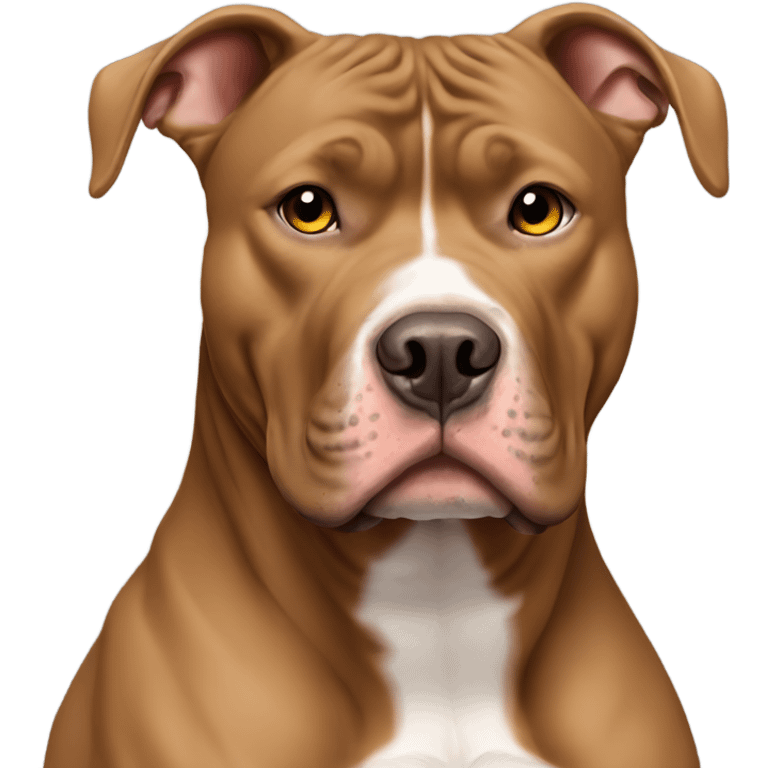 Extra large pitbull tan colour  emoji