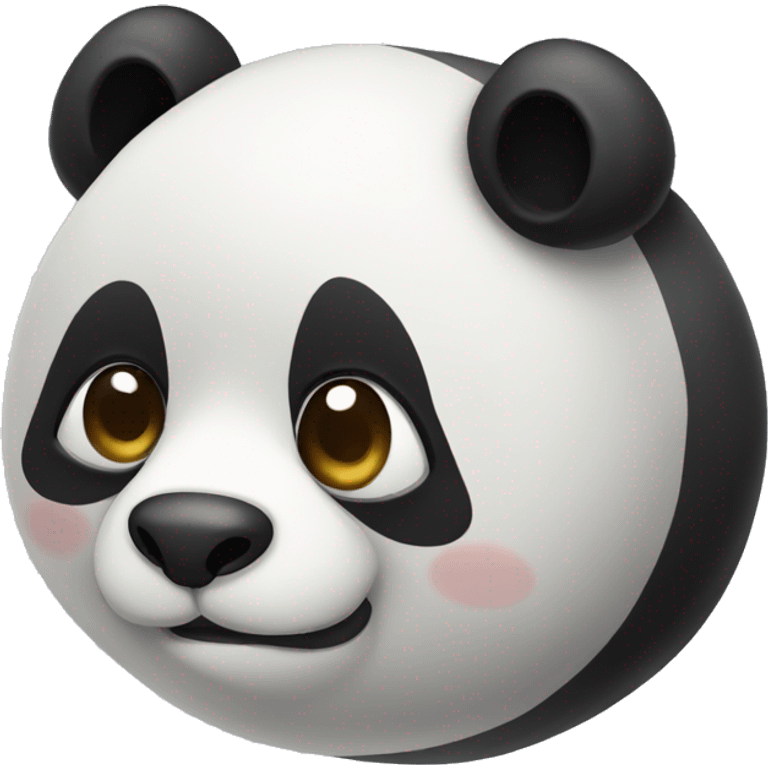 Panda covered in Ketchu emoji