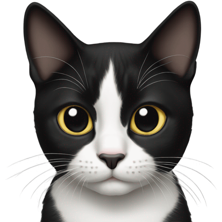 Tuxedo cat  emoji