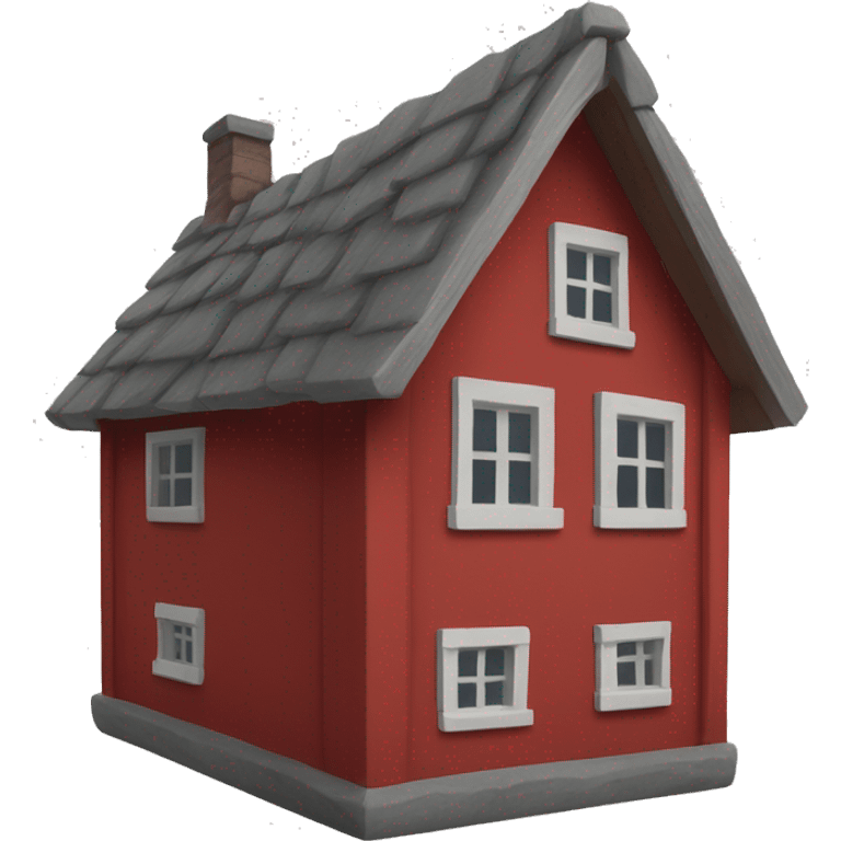 Small Falun red House  emoji