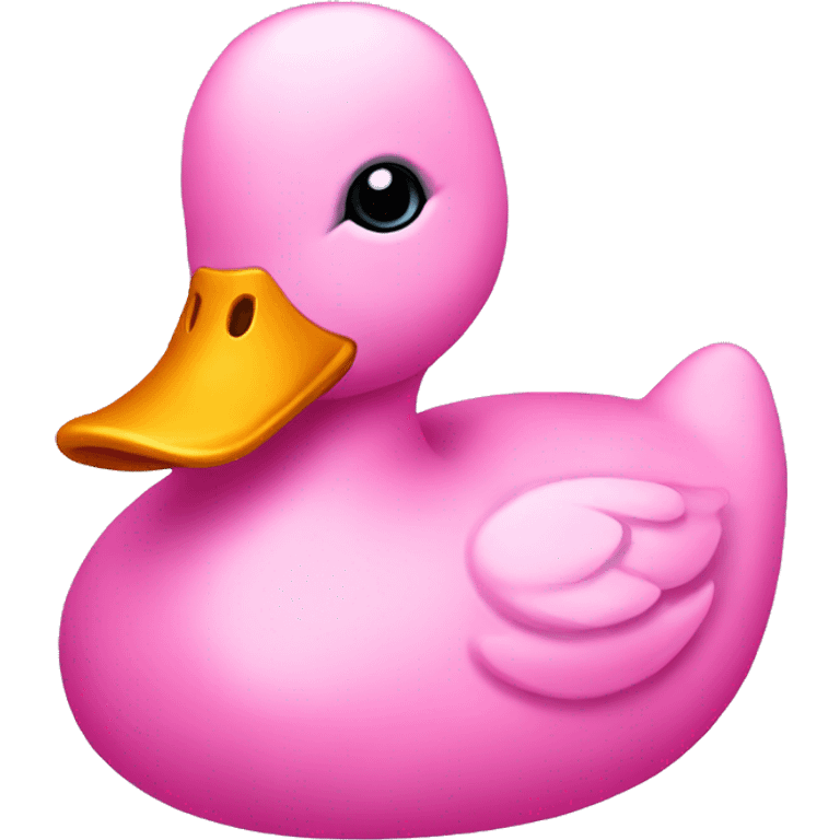 Pink duck emoji