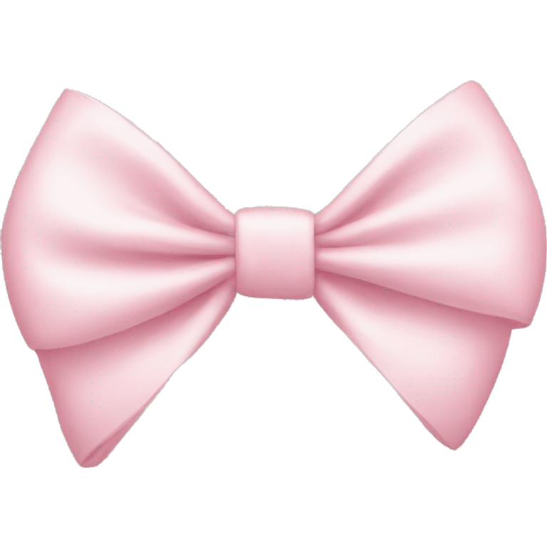 light pink bow emoji