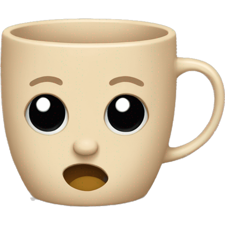 Beige mug emoji