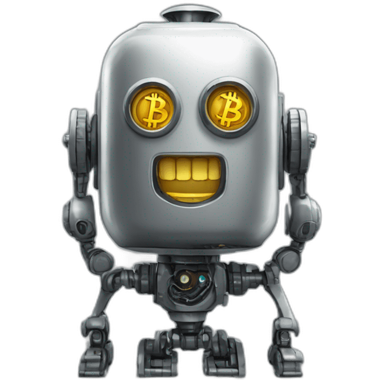 bitcoin robot milioner emoji