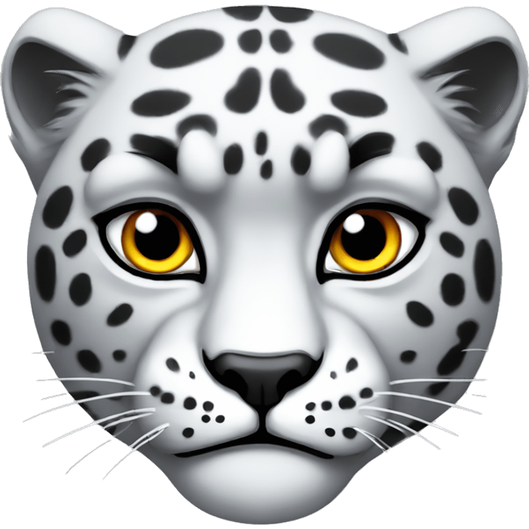 Angry Male Snow Leopard  emoji