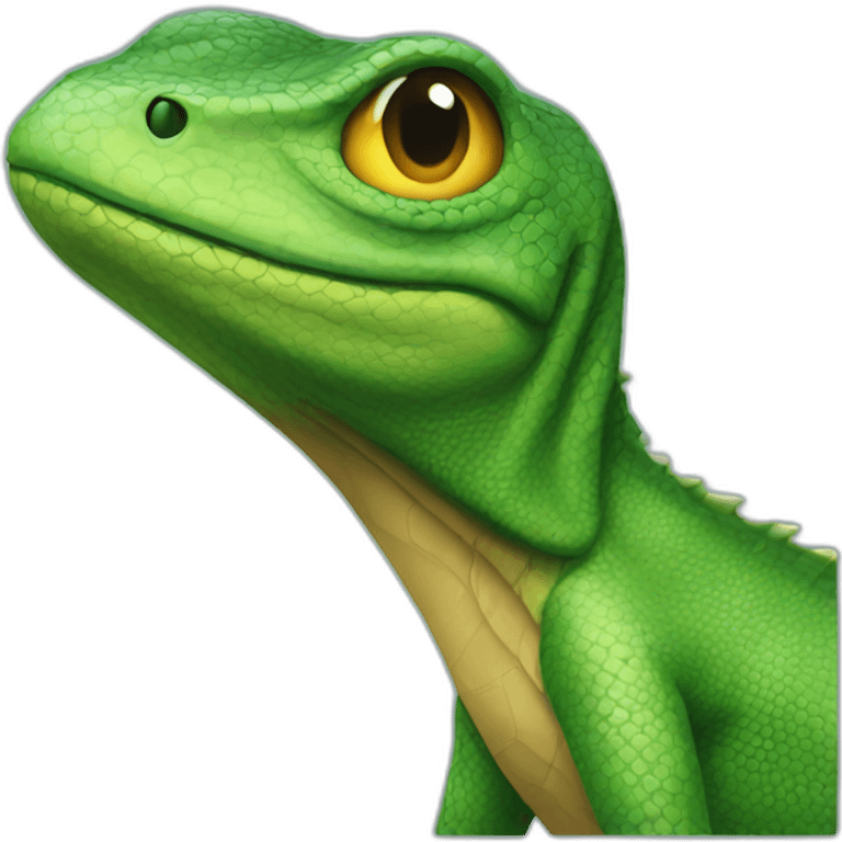 obama but he's a lizard emoji